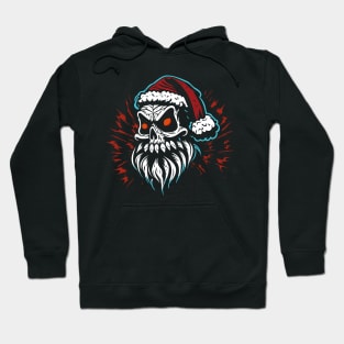 Santa Claus Skull Spooky Christmas Hoodie